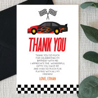 Black Red Flame Racecar Race Car Birthday Party