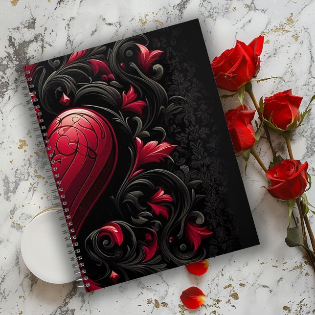 Black & Red Gothic Damask Planner (Creator Uploaded)