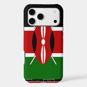 Black Red Green: Beautiful Kenya Flag Art Design
