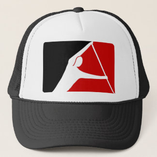 BLACK & RED LEAGUE OF PADDLERS TRUCKER HAT