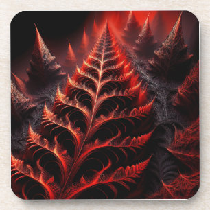 Black & Red Mandelbrot Fractal Highway To Hell Coaster