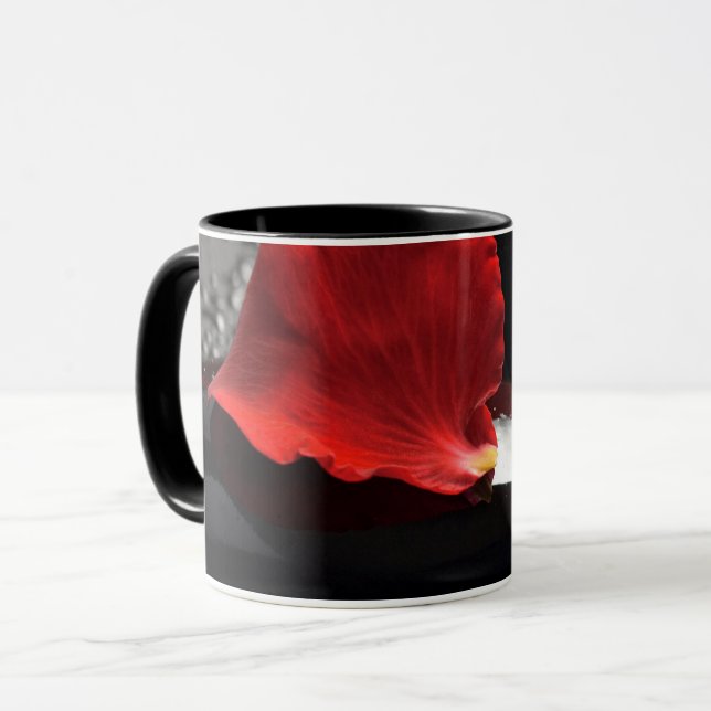Black & red mug (Front Left)