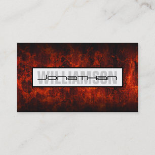 Black & Red Professional Business Card
