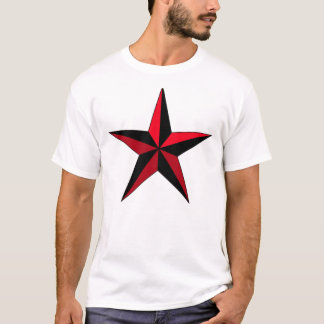 Black & Red Star T-Shirt