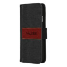 Black & Red Vintage Leather Monogram