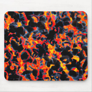 Black Red Yellow Mouse Mat