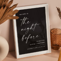 Black Rehearsal Dinner | The Night Before Welcome
