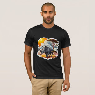 BLACK RHINOCEROS 10 T-Shirt