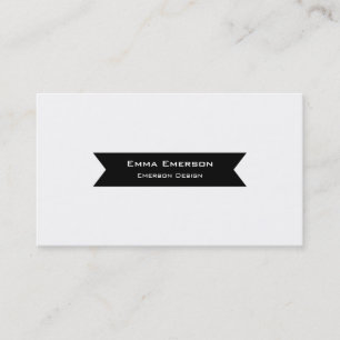 Black Ribbon Business Card