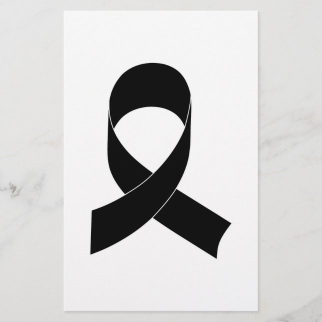 Black Ribbon Drawing (Front)