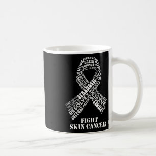 Black Ribbon Melanoma Month Products Skin Cancer A Coffee Mug