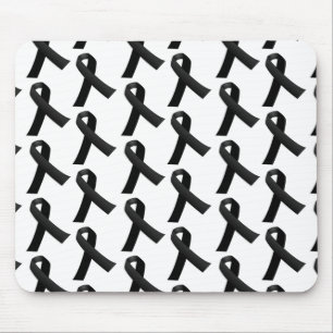 Black Ribbons Mouse Mat