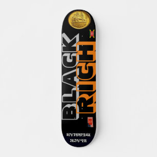 BLACK RICH OFFICIAL 7 3/4" Skateboard Deck