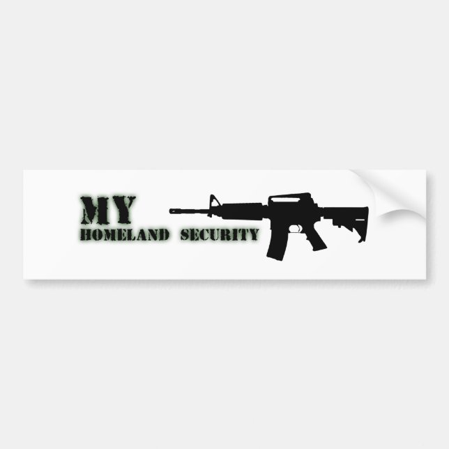 Black Rifle AR-15 from Phil's Art Online Bumper Sticker (Front)