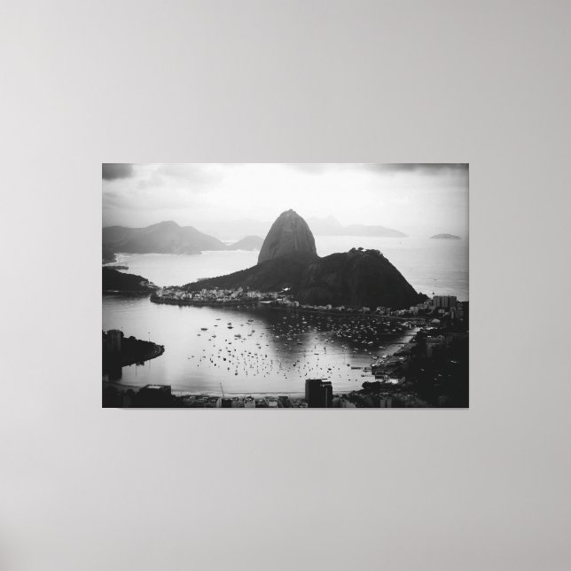 Black Rio de Janeiro - Brazil Canvas Print (Front)