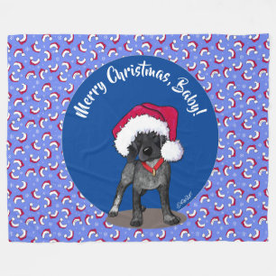 Black Roan Brittany Fleece Blanket