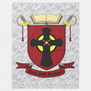 BLACK ROBE REGIMENT FLEECE BLANKET