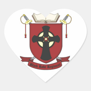 BLACK ROBE REGIMENT HEART STICKER