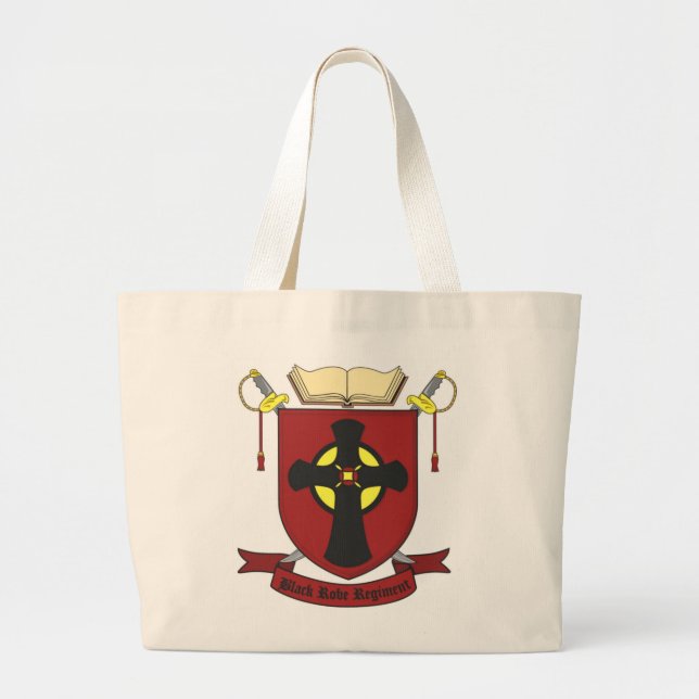 BLACK ROBE REGIMENT LARGE TOTE BAG (Front)