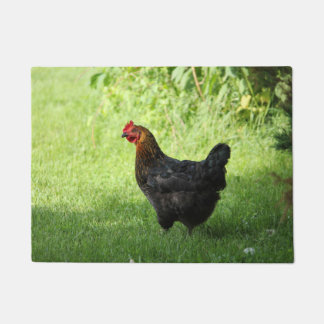 Black Rock Hen Doormat