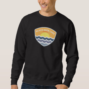Black Rock Lake Georgia Ga Sunset Vacation Souveni Sweatshirt