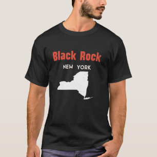 Black Rock New York USA State America Travel New Y T-Shirt