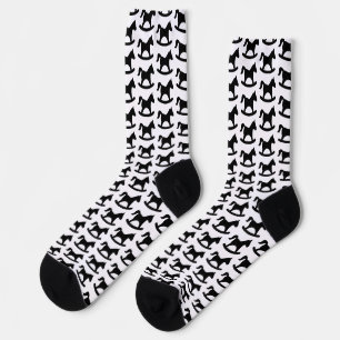 Black Rocking Horse Socks