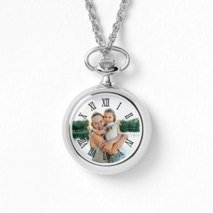 Black Roman Numerals Photo for Mom Watch