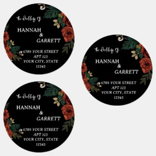 Black Romantic Garden Wedding Address