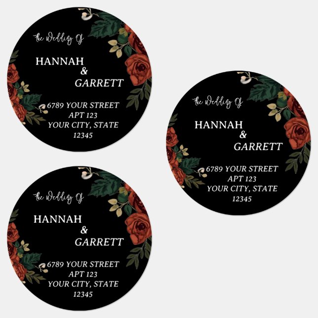 Black Romantic Garden Wedding Address (Group)