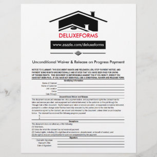 Black Roof Unconditional Waiver Release