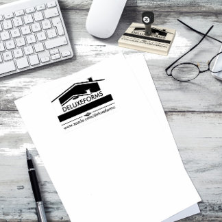 Black Roof Wood Rubber Stamp