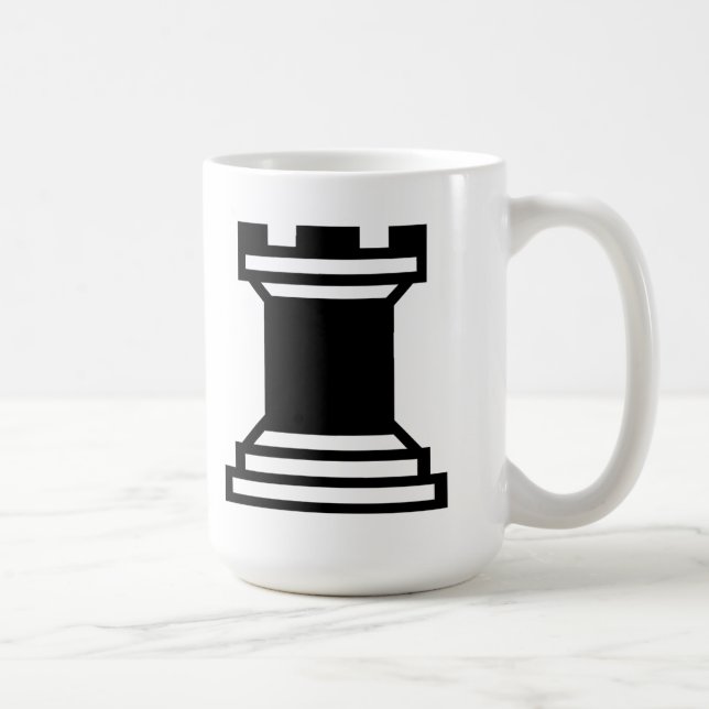 Black Rook Coffee Mug (Right)