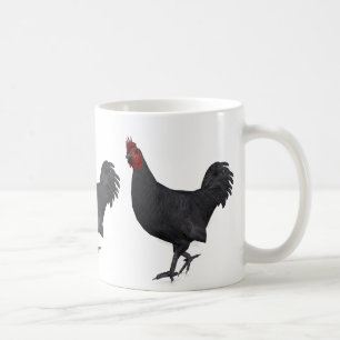 Black Rooster Coffee Mug