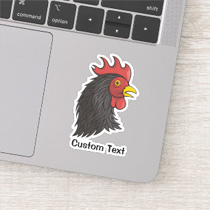 Black Rooster's Head