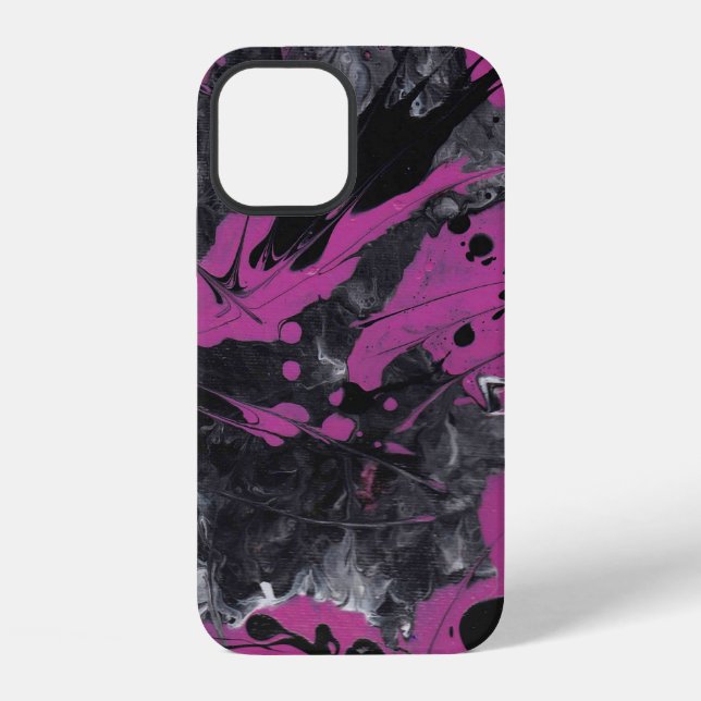 Black rose abstract case. iPhone case (Back)