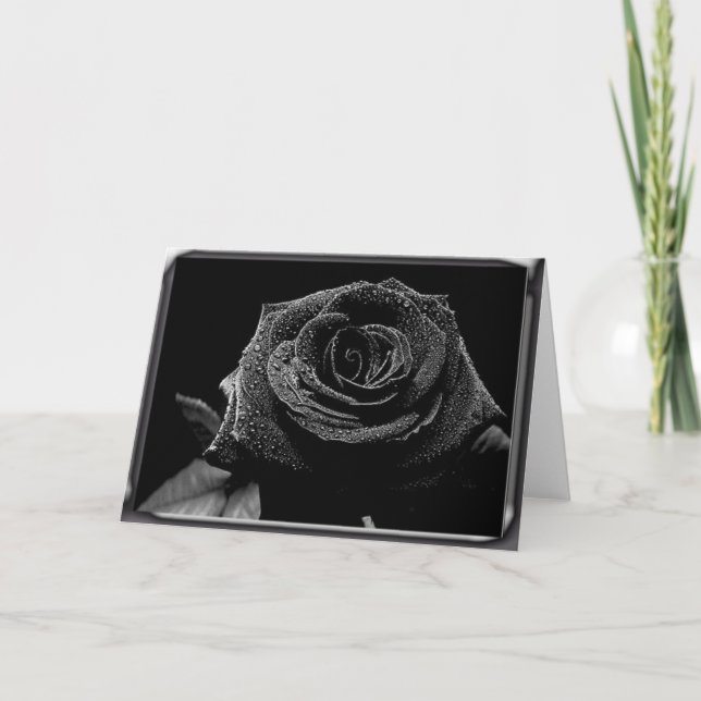 Black Rose Card (Front)