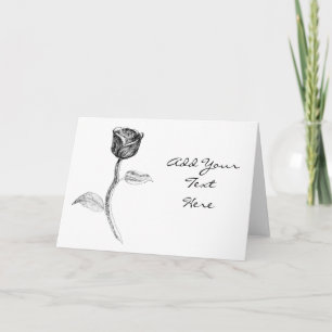 Black Rose. Card