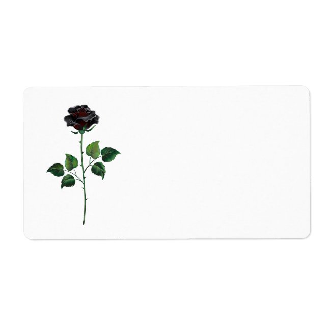 Black rose flower (Front)