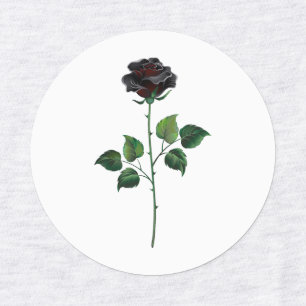 Black rose flower