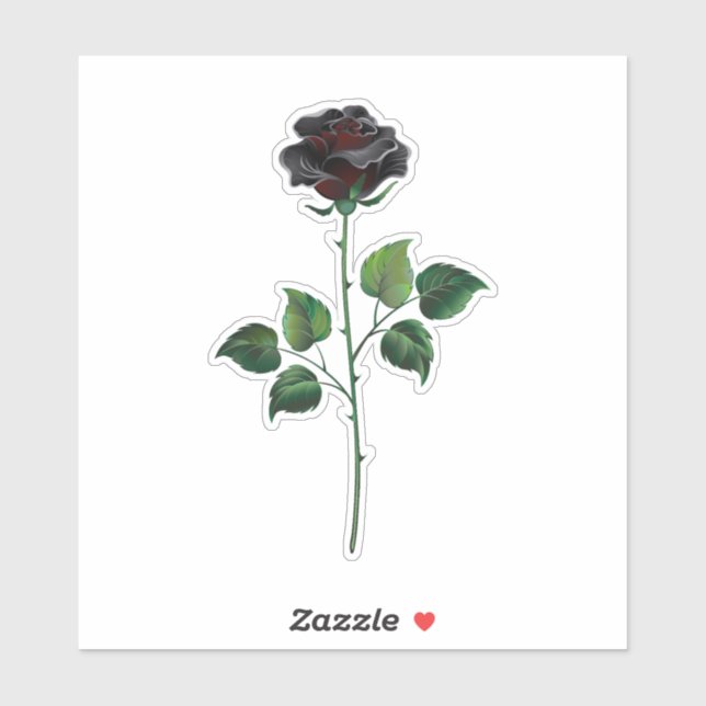 Black rose flower (Sheet)
