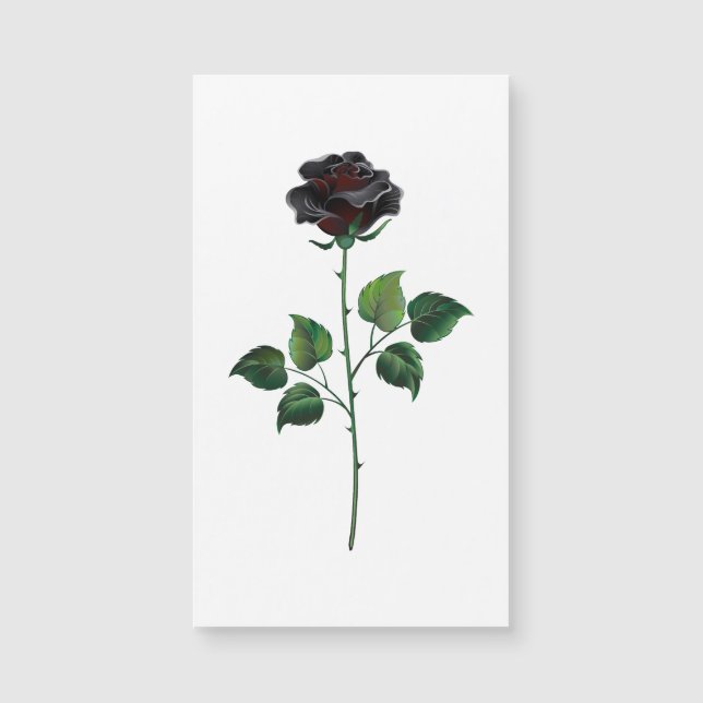 Black rose flower (Front)