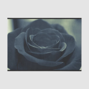 Black Rose Flower Dark Gothic Vibe Tissue Paper