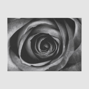Black Rose Flower Floral Decorative Vintage Tissue Paper