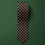 Black & Rose Gold Farmers Tractor Tie<br><div class="desc">Nothing is more iconic in farm country than a tractor,  which makes this simple but elegant design ideal for the farmer in your life. Create a great gift combination package with a pair of matching socks featuring the same design.</div>