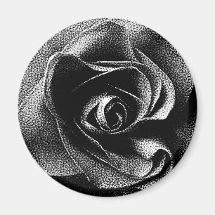 BLACK ROSE MAGNET