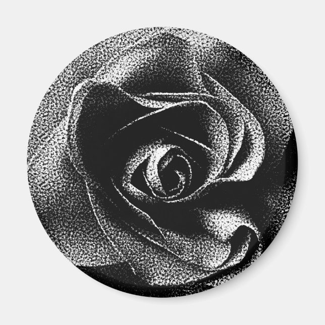 BLACK ROSE MAGNET (Front)