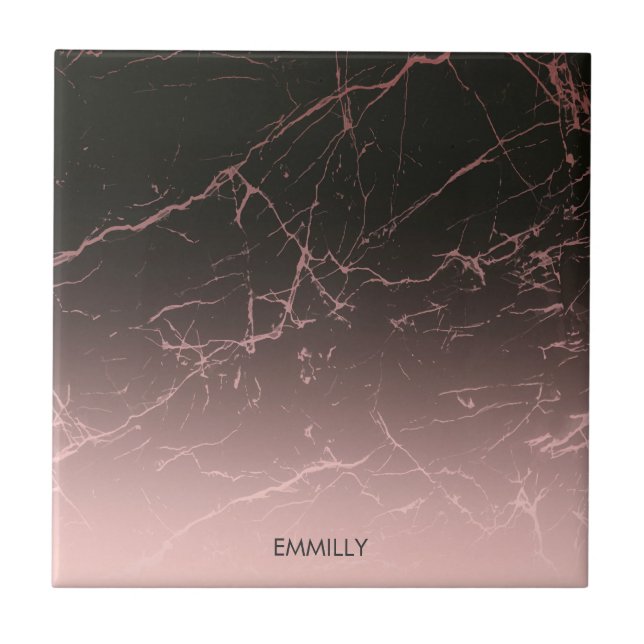 Black Rose Marble Tile (Front)