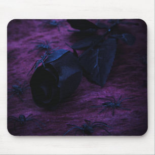 Black Rose Mouse Pad