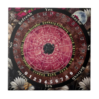 Black Rose Pendulum Board Tile